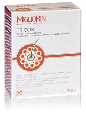 Witaminy i minerały wzmacniające włosy i paznokcie – TRICOX MIGLIORIN