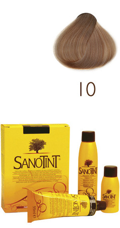 Farba do włosów SANOTINT CLASSIC – 10 NATURALNY JASNY BLOND - Farba na bazie naturalnych składników