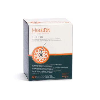 Witaminy i minerały wzmacniające włosy i paznokcie – TRICOX MIGLIORIN – (40+40+40 tabs)